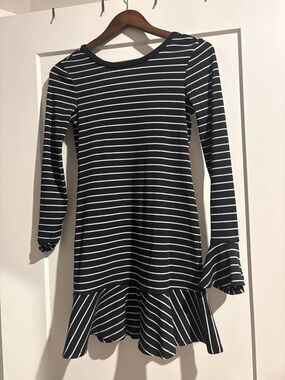 Saylor XS black white stripe dress